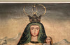 19TH CENTURY CUSCO SCHOOL PAINTING OF A MADONNA AND CHILD