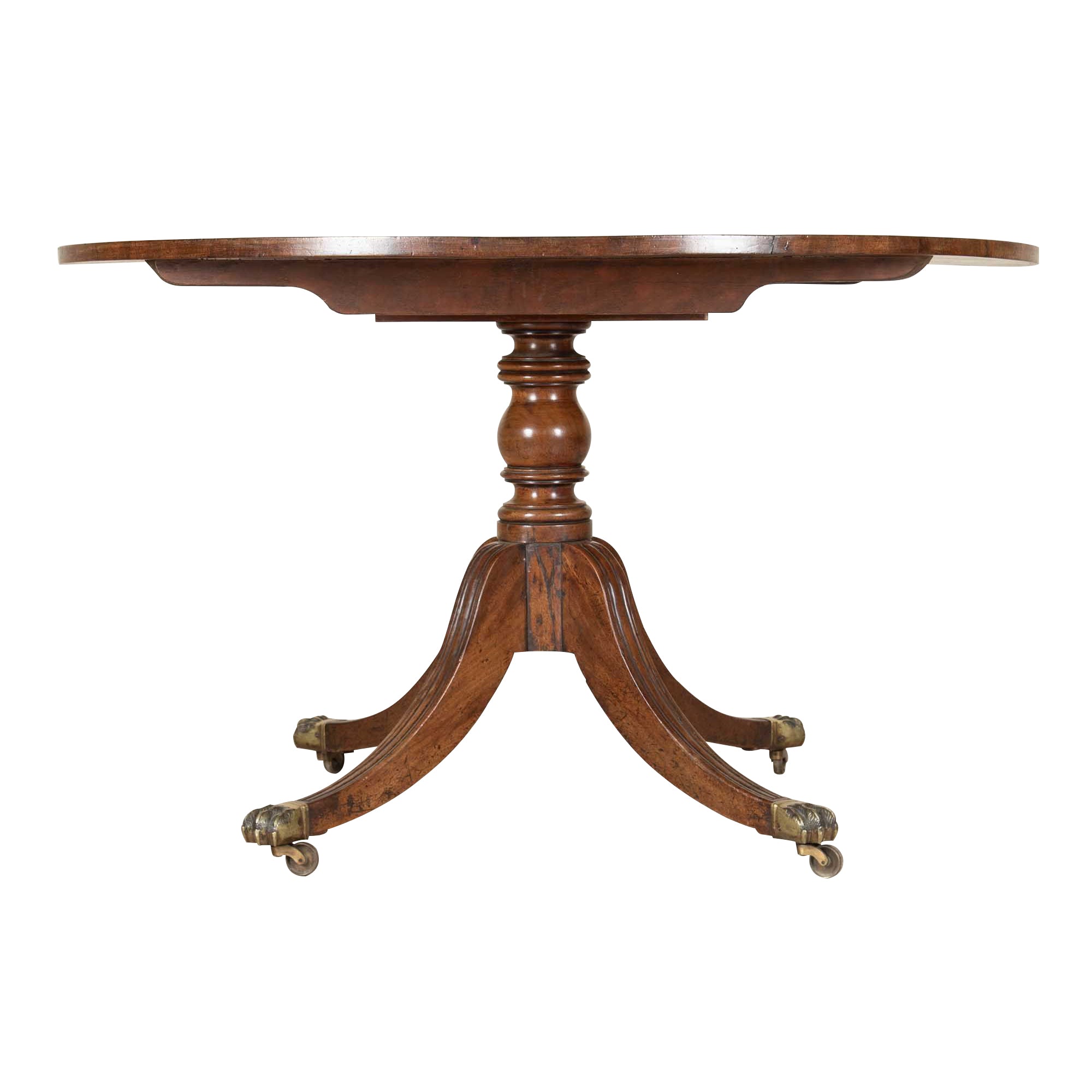 19th Century English Regency Style Tilt Top Table