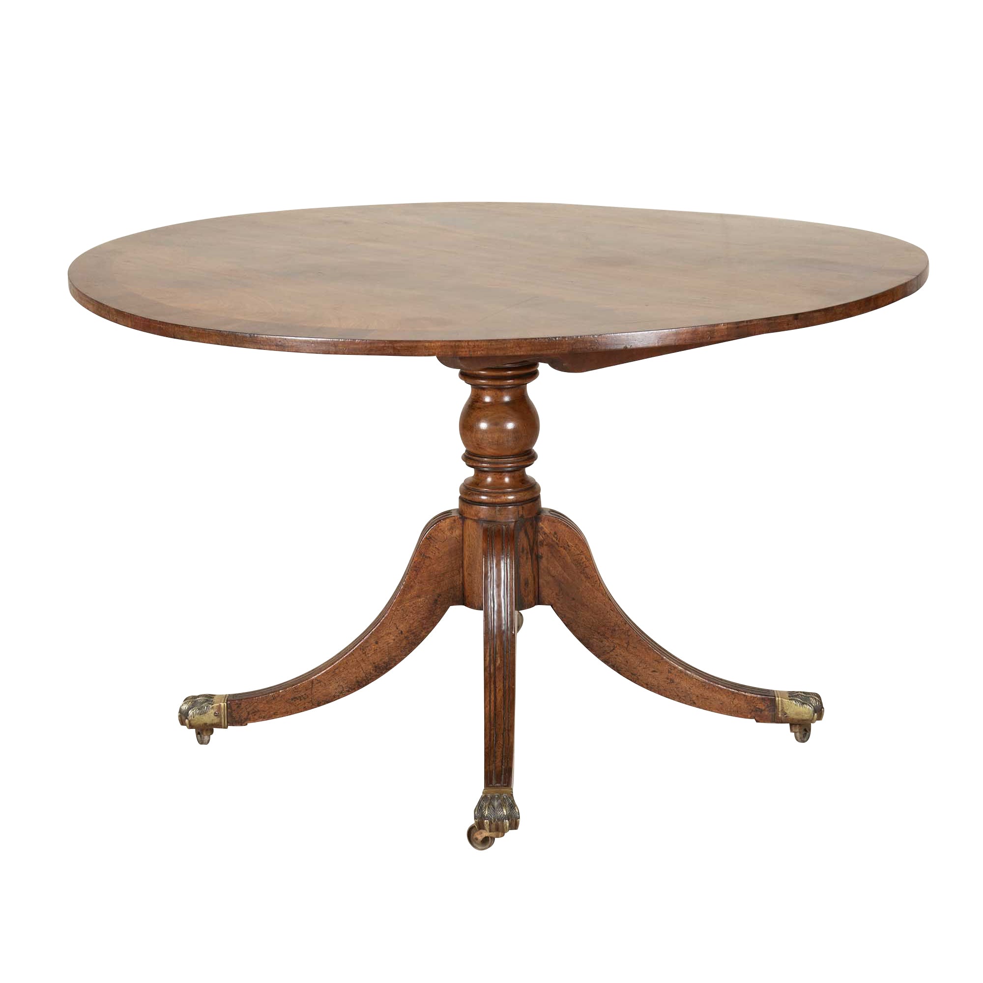 19th Century English Regency Style Tilt Top Table