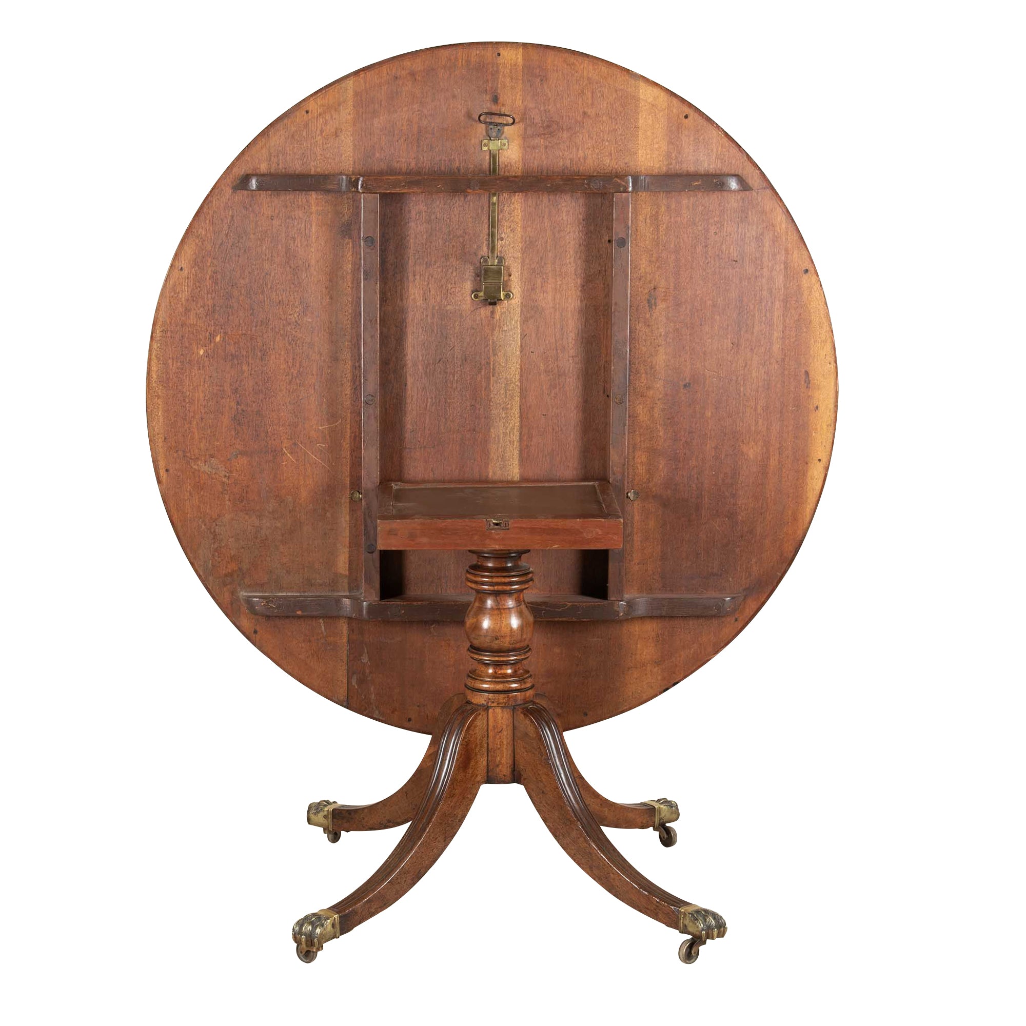 19th Century English Regency Style Tilt Top Table
