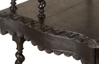 19th Century French Napoleon III Ladies Writing Table with Étagère