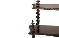 19th Century French Napoleon III Ladies Writing Table with Étagère