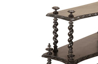 19th Century French Napoleon III Ladies Writing Table with Étagère