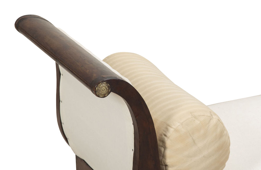 Antique day bed méridienne in mahogany French 19th Century Period empire - French antique furniture