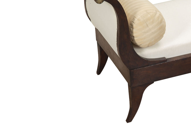 Antique day bed méridienne in mahogany French 19th Century Period empire - French antique furniture