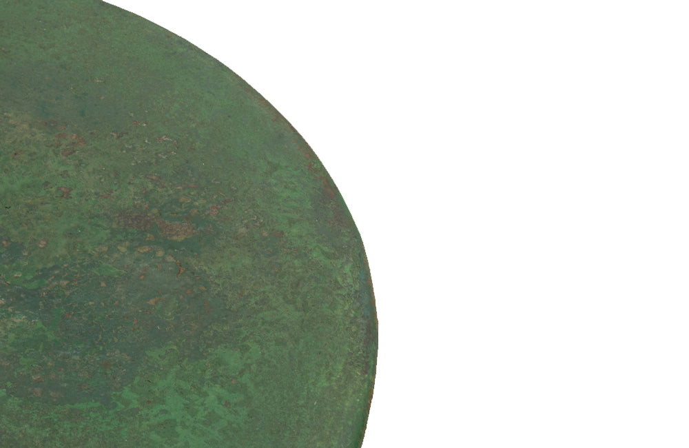 Antique table green iron gueridon 19th Century french - Antique Garden Table
