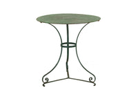 Antique table green iron gueridon 19th Century french - Antique Garden Table