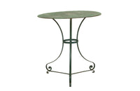 Antique table green iron gueridon 19th Century french - Antique Garden Table