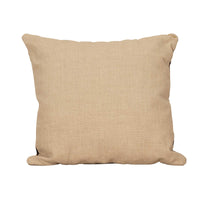 A finely worked 19th Century French needlepoint monogram pillow with King Charles spaniel motif.