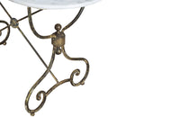 Beautiful 19th Century French boucherie or patisserie presentation table with oval marble top