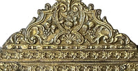 Late 19th Century French Brass Cushion Mirror