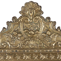 Late 19th Century French Brass Cushion Mirror