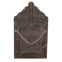 Late 19th Century French Brass Cushion Mirror