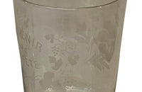 French antique glasses 19th Century hand blown stemmed celebration glasses