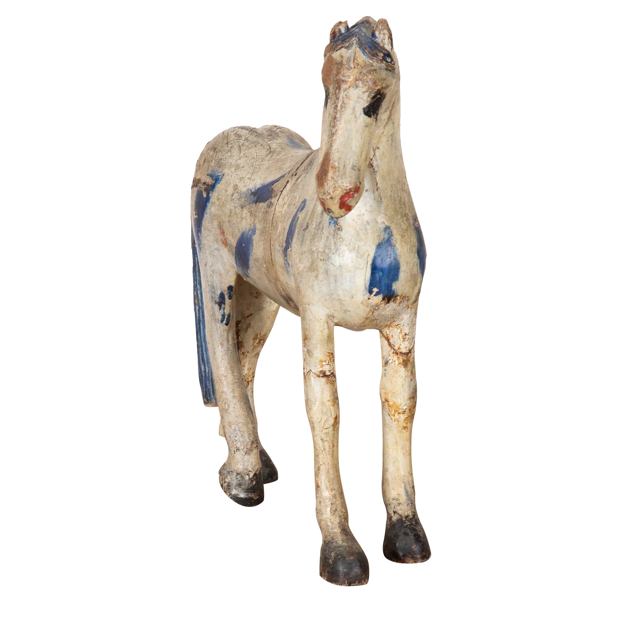 19th Century Swedish Folk Art Horse