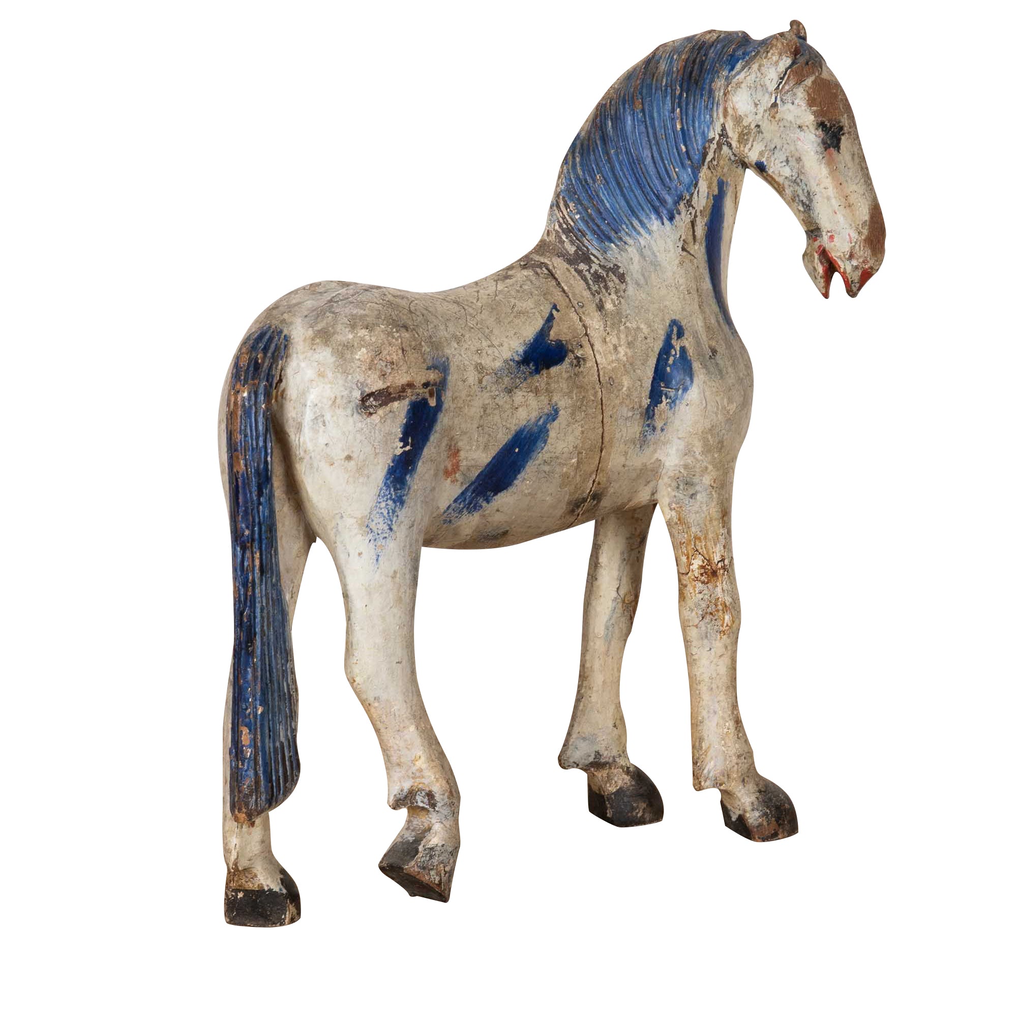 19th Century Swedish Folk Art Horse