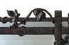 19th century black forest carved frame mirror