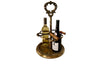Decorative late 19th Century brass wine bottle holder from an old French brasserie.