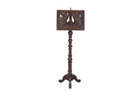 Elegant late 19th Century French Louis XVI walnut double sided lectern or music stand.