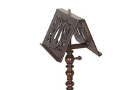 Elegant late 19th Century French Louis XVI walnut double sided lectern or music stand.