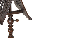 Elegant late 19th Century French Louis XVI walnut double sided lectern or music stand.