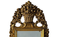 Antique french mirror giltwood marriage mirror 19th Century - French antiques