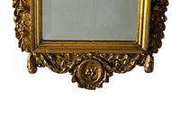 Antique french mirror giltwood marriage mirror 19th Century - French antiques
