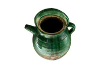 Late 19th Century French Green Glazed Cruche