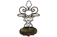 Late 19th Century French Belle Époque Iron Umbrella Stand 
