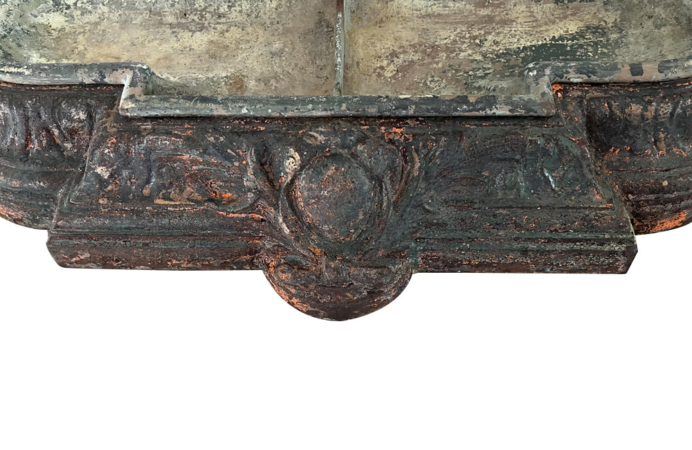 Late 19th Century French Belle Époque Iron Umbrella Stand 