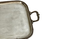 Antique serving tray silverplate French in the Neo-Classical style - French Antiques