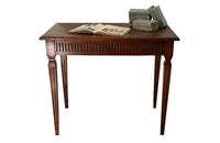 Antique side table or writing table French Louis XVI walnut - French antique furniture
