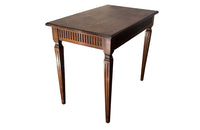Antique side table or writing table French Louis XVI walnut - French antique furniture
