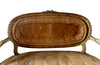 19th century, elegant giltwood carved canapé sofa in the Louis XVI style