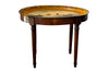 Charming small 19th Century Italian walnut occasional table with removable tole tray.