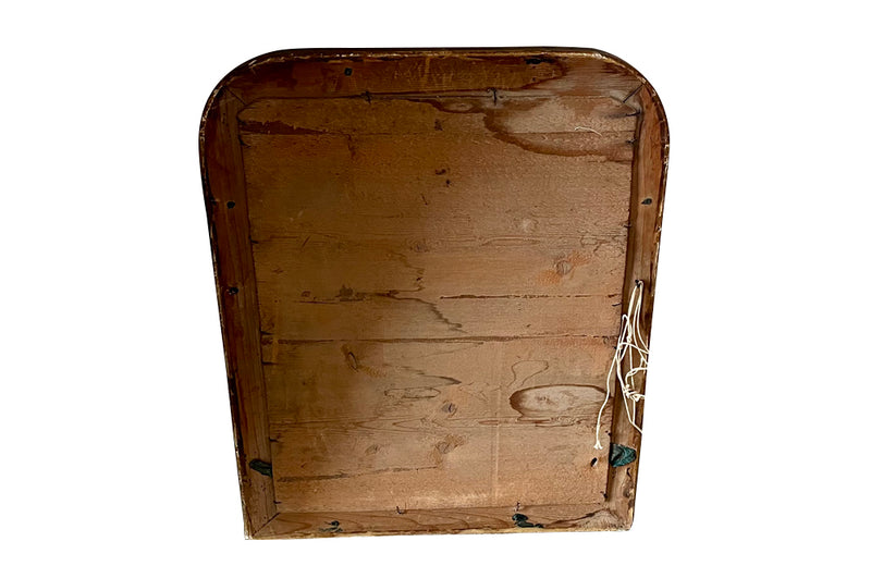 SMALL 19TH CENTURY LOUIS PHILIPPE GILT MIRROR