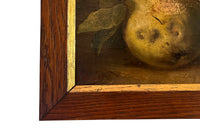 SMALL 19TH CENTURY PAINTING OF PEARS