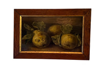 SMALL 19TH CENTURY PAINTING OF PEARS