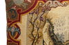 Antique cushion 19th century French tapestry cushion depicting a squirrel reaching for grapes. French antiques.

