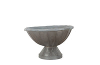 Late 19th century French zinc baptisimal font jardiniere wine cooler vasque