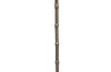 A Maison Bagues attributed faux bamboo brass floor lamp