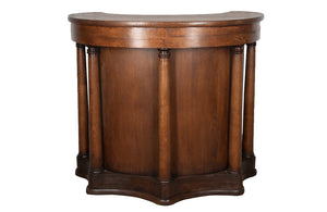 Stylish, early 20th century French oak counter or bar in the Empire style 