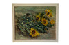 French Still Life Painting of 'Sunflowers' By Pierre Gontard  