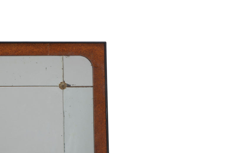 Large 20th Century Amboyna Mirror - Antique French Mirror