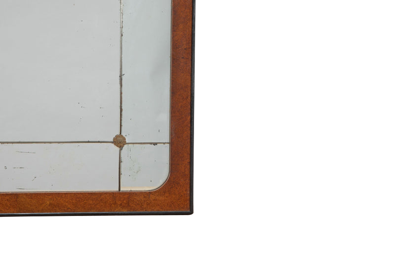 Large 20th Century Amboyna Mirror - Antique French Mirror