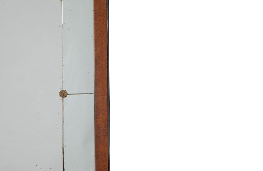 Large 20th Century Amboyna Mirror - Antique French Mirror