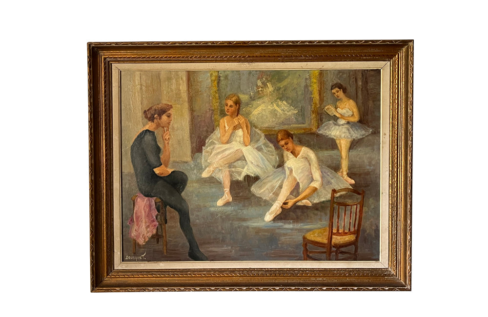 Painting 'Les Danseuses' By Mireille Bousquet -Wall decoration