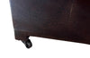 scroll back antique footstool with incorporated coffer - French Antique Furniture - 