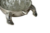 20TH CENTURY SILVERPLATE TURTLE FLOWER ROSE