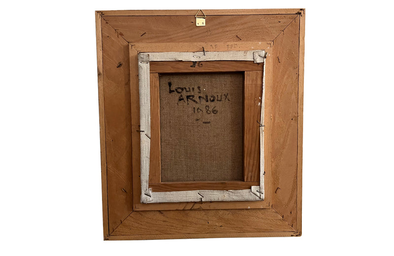 20th Century French Modernist Painting 'Cats Eyes' by Louis Arnoux